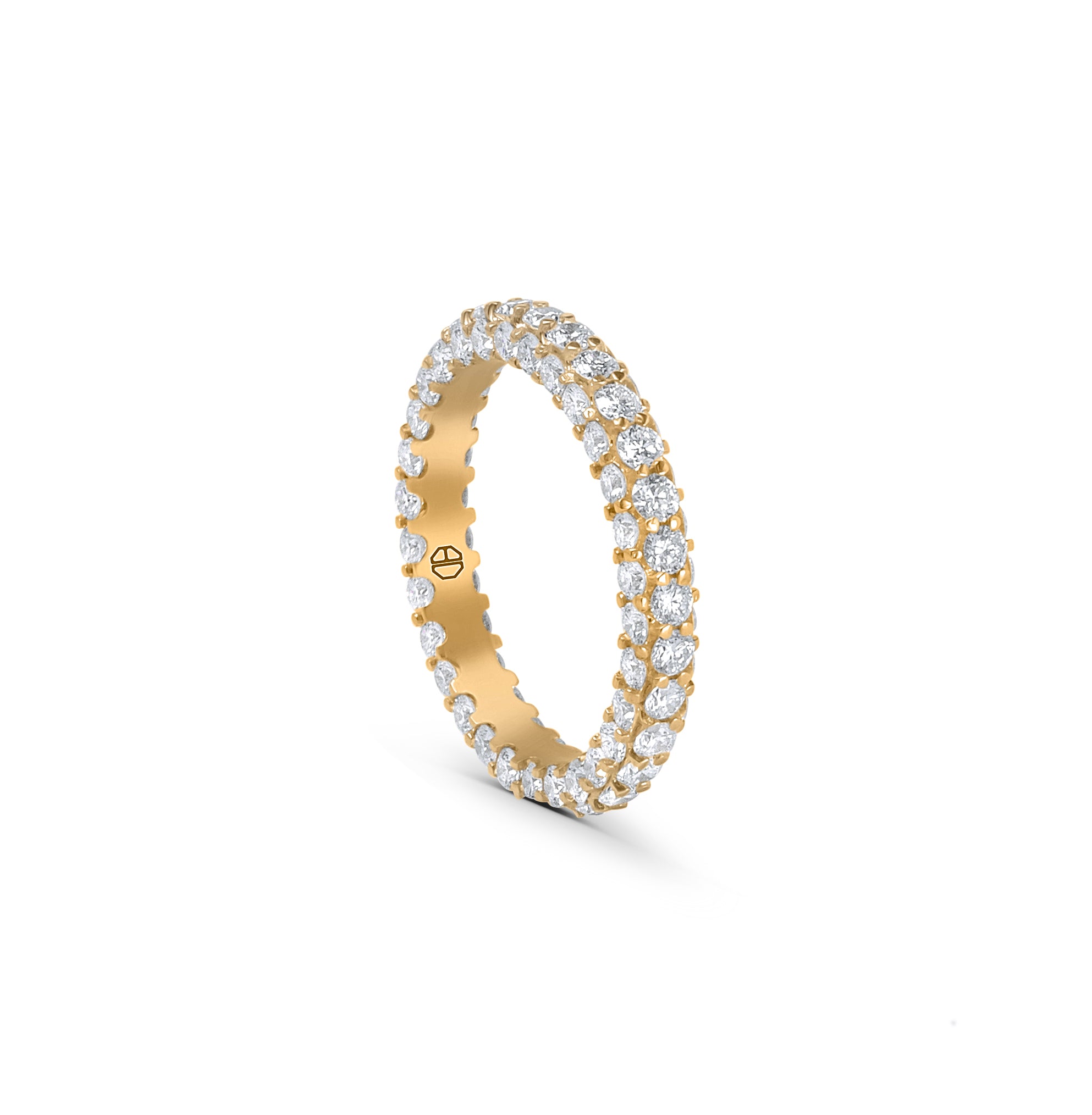 3 Row Infinity Bang Ring