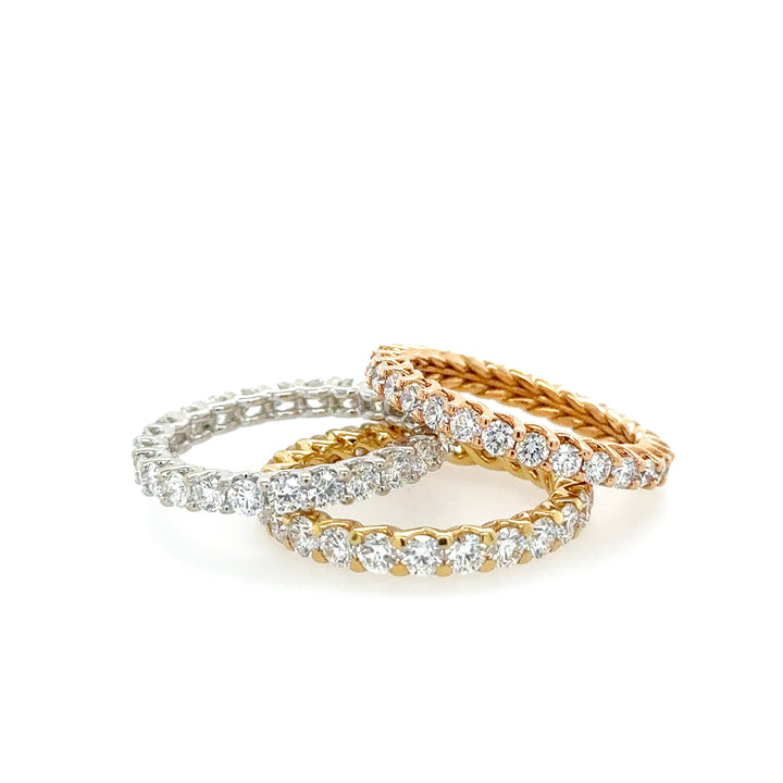 Diamond Woven Eternity Band