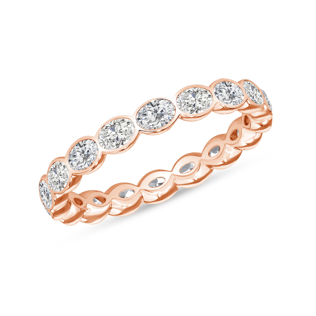 rose gold diamond ring