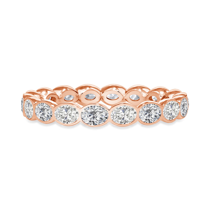 rose gold diamond ring