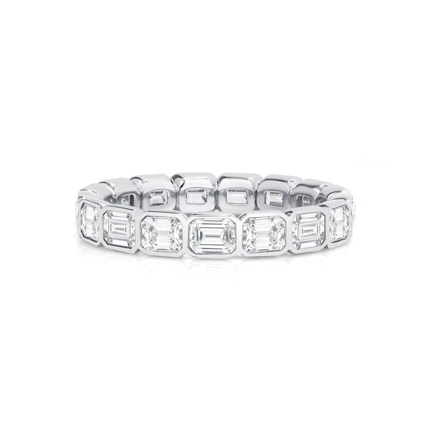 Medium Emerald Cut Eternity Band