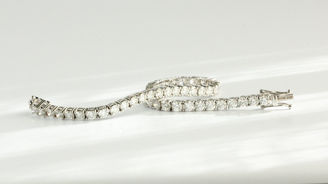 Diamond Tennis Line Bracelet 3.4mm