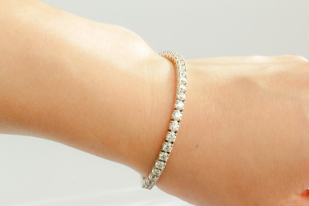 Diamond Tennis Line Bracelet 3.4mm