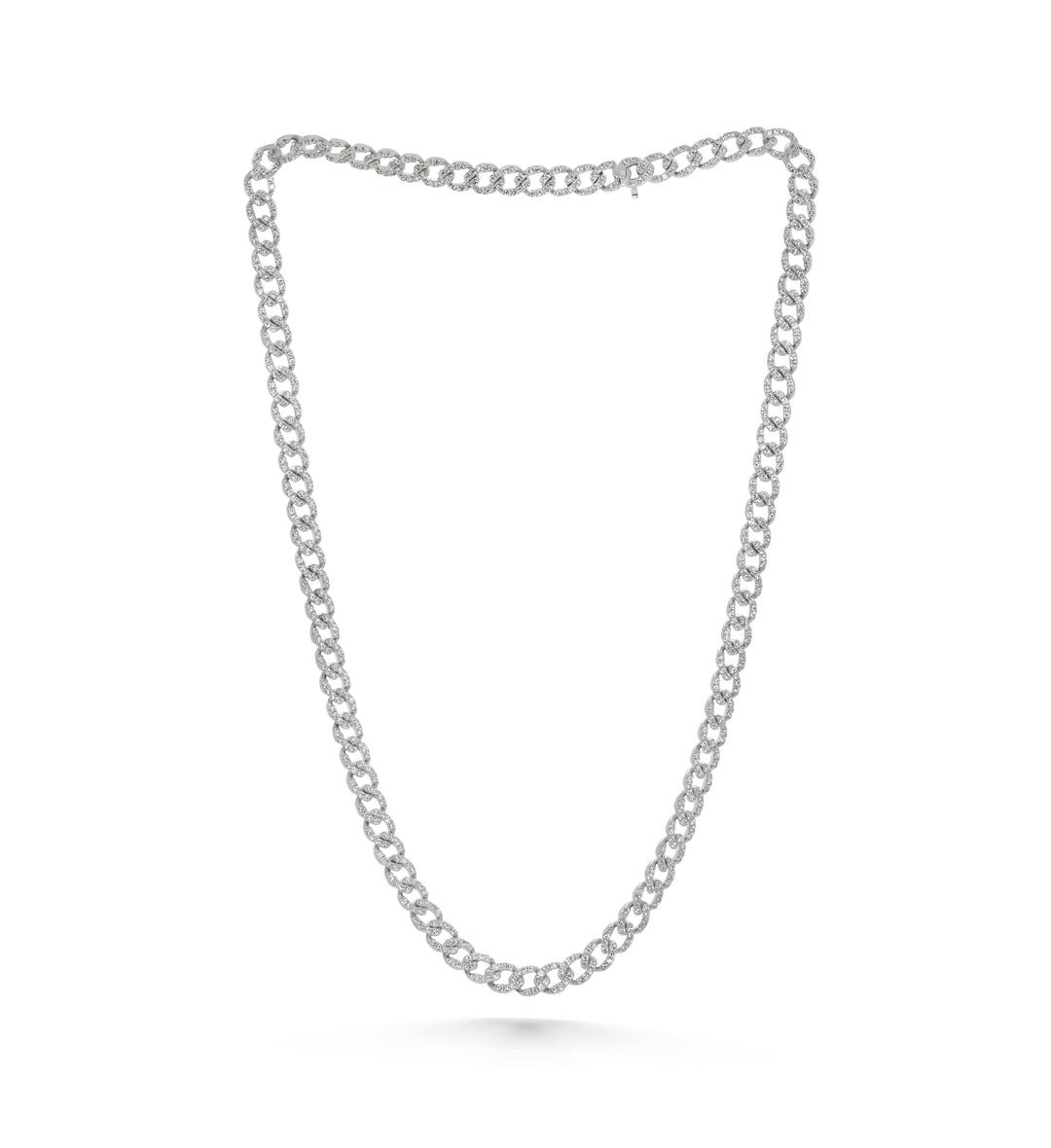 Cuban Link Chain Diamond Necklace