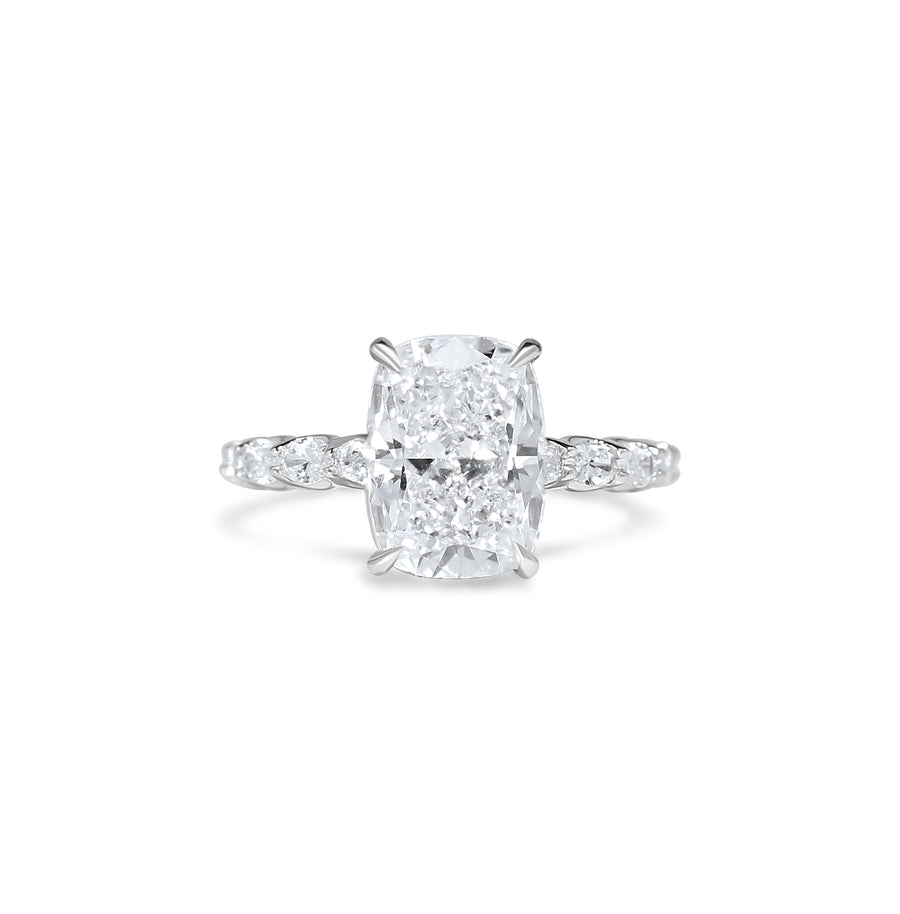  Cushion Diamond Engagement Ring