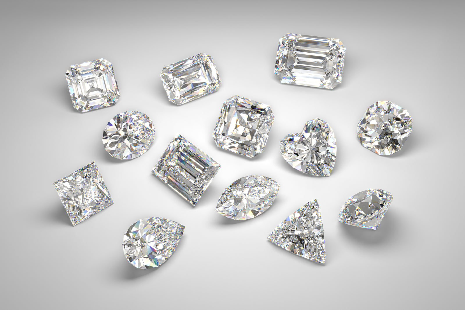 Fancy Shaped White Diamonds