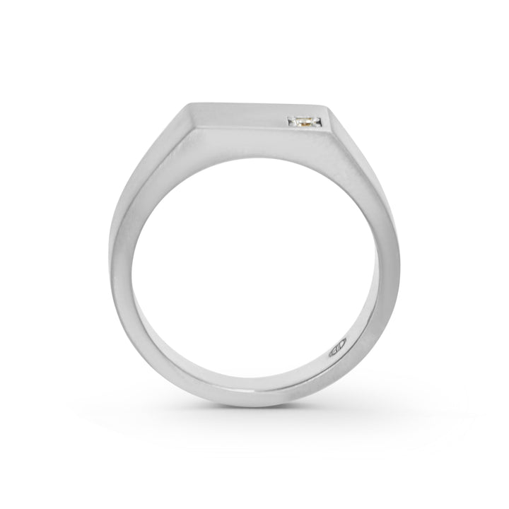 Rectangular Flat Signet Ring