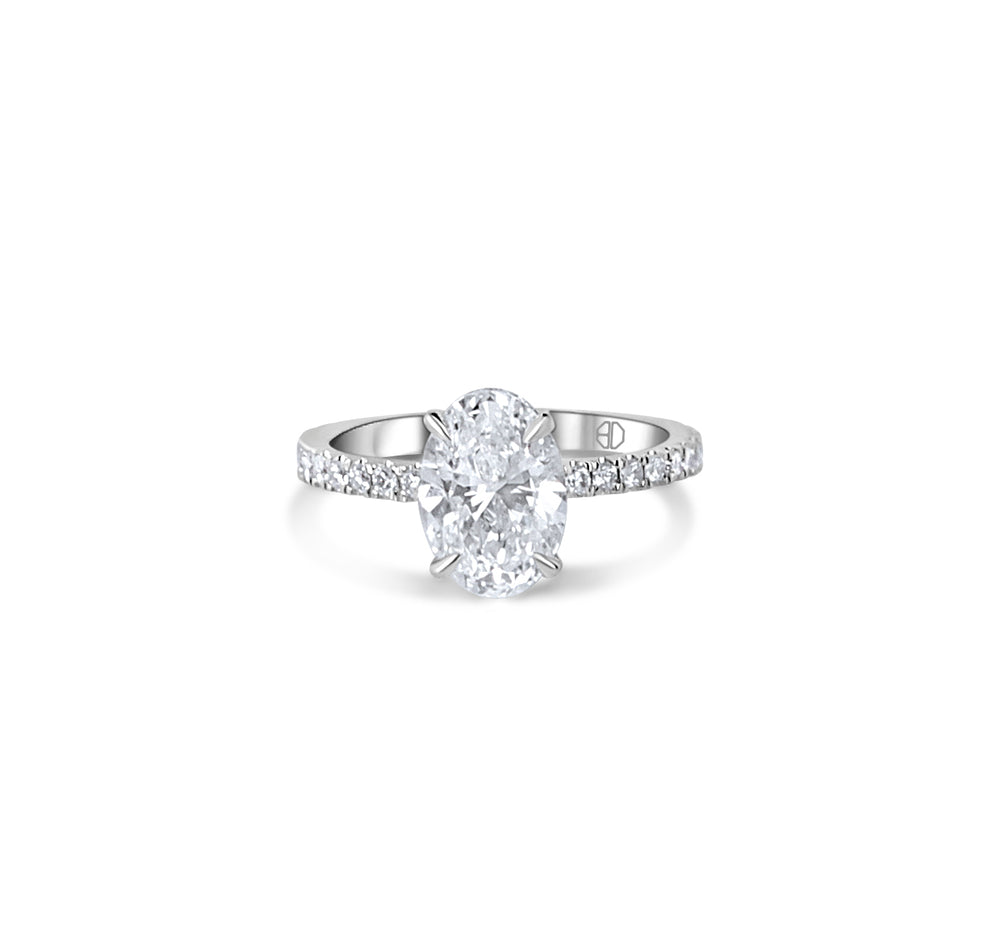 Pave Engagement Ring