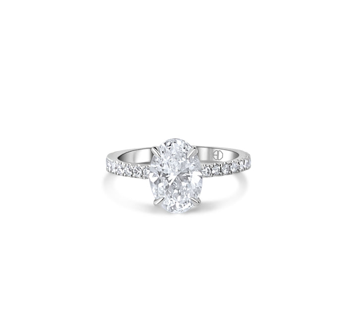 Pave Engagement Ring